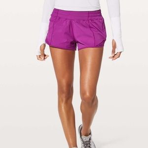 Lululemon Hotty Hot Shorts 2.5” in Plum